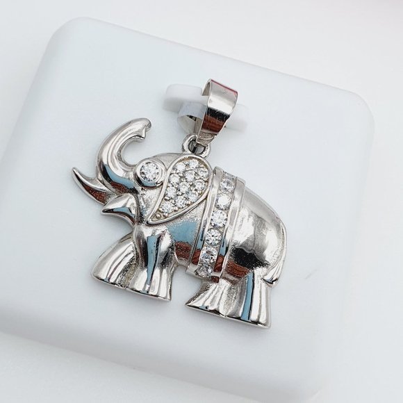 925 Sterling Silver Cubic Zirconia Pendant, U19254483 - Picture 10 of 11